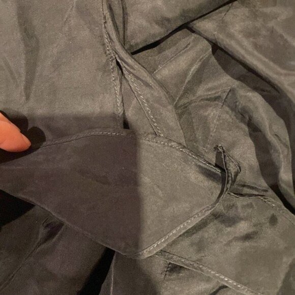 HATCH / Gabrielle Top toe sleeve dolman one size black vneck blouse top - Picture 6 of 7